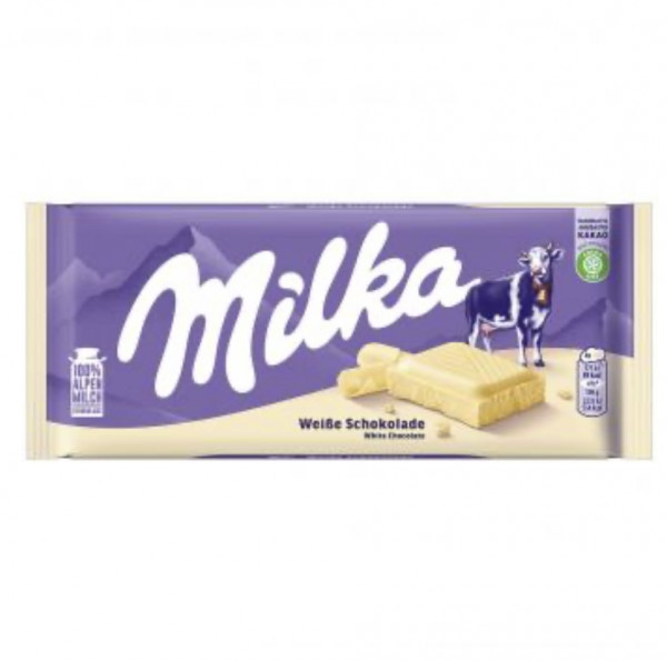 Milka Weiße Schokolade 100g