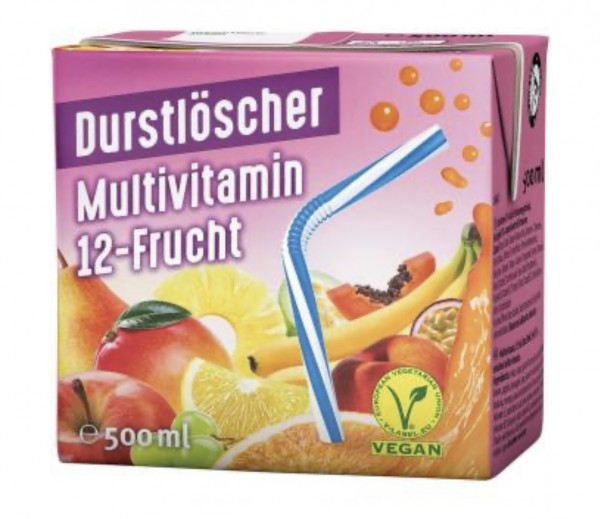 Durstlöscher Multivitamin 12-Frucht 500ml