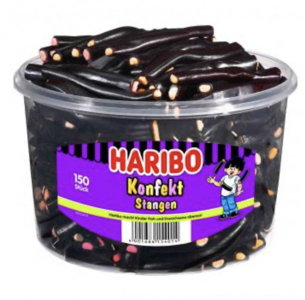 Konfekt Stangen 150 Stück in der Dose