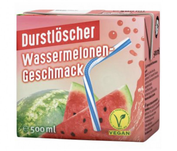Durstlöscher Wassermelonen-Geschmack 500ml